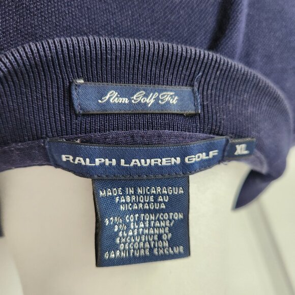 Ralph Lauren Golf Women's Long Sleeve Navy Shirt Slim Fit Size XL - Picture 5 of 5
